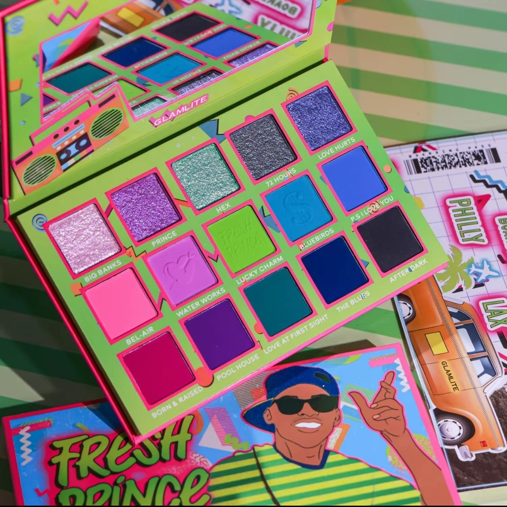 NWT Fresh Prince x Glamite Eyeshadow Palette